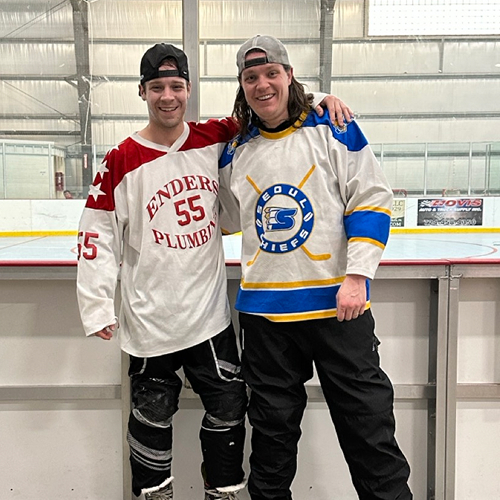 RD Hockey Works co-founders Bob Ruediger and Tony DiBiccaro